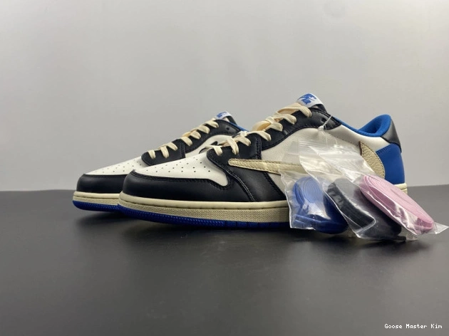Jordan Fragment x 1 Retro DM7866-140 Scott Design Low Air x Travis 0804